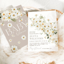 Daisy Boho Wildflower rustiek Baby shower