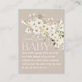 Daisy Boho Wildflower Rustieke Baby shower Behuizi Informatiekaartje (Voorkant)