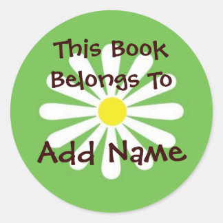 Daisy Book Label