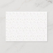Daisy Border RSVP Card Informatiekaartje (Achterkant)