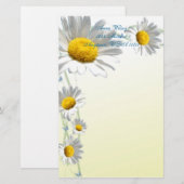 Daisy Border Station Briefpapier (Voorkant / Achterkant)