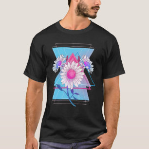 Daisy Botanical Garden Vaporwave 90 s Daisy Flower T-shirt