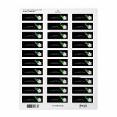 Daisy Bouquet adres postmerken Etiket (Full Sheet)