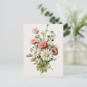 Daisy Bouquet Briefkaart (Staand voorkant)