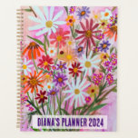 Daisy Bouquet Flowers Blooms Floral Pink CUSTOM Planner<br><div class="desc">hallo! Ik hoop dat je dit originele kunstwerk ontwerp leuk vindt. Voeg uw eigen tekst toe,  verander de kleuren of de doopvonten om het te personaliseren. Bekijk mijn winkel voor meer design. Als je iets wilt,  laat het me dan weten.</div>