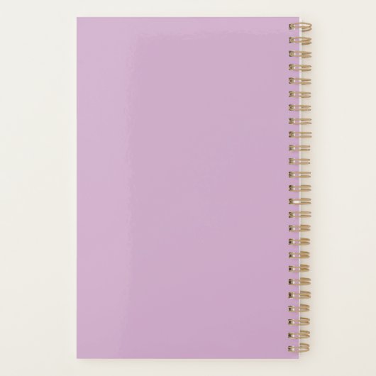 Daisy Bouquet Flowers Blooms Floral Pink CUSTOM Planner (Achterkant)