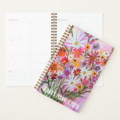 Daisy Bouquet Flowers Blooms Floral Pink CUSTOM Planner (Display)