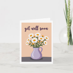  Daisy Bouquet Get Well Soon Kaart