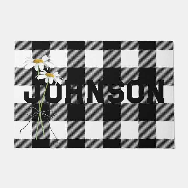Daisy Bouquet met de naam Buffalo Play Deurmat (Voorkant)