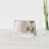 Daisy bouquet met torn edge sparen de datum (Voorkant)