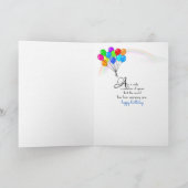 Daisy bouquet met vlinder op witgewassen hout kaart (Binnen)