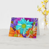 Daisy Bouquet Name Day Kaart (Gele Bloem)