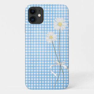 daisy bouquet over gingham Case-Mate iPhone case