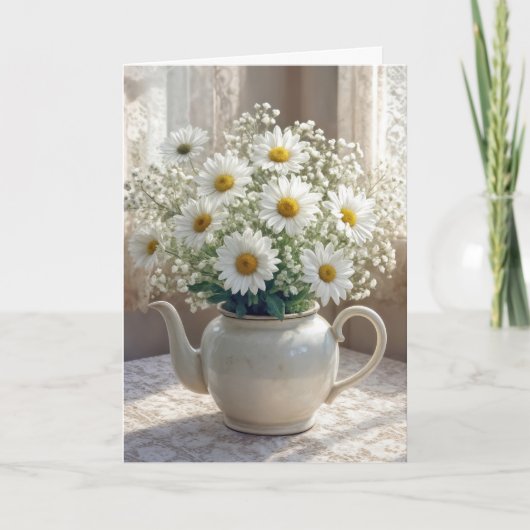 Daisy Bouquet Thinking of You Kaart (Voorkant)