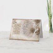 Daisy Bouquet trouwdag Kaart (Voorkant)