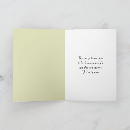 Daisy Bouquet Waterverf voor Denken aan jou Kaart (Binnen)