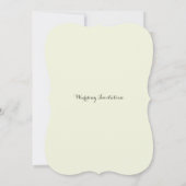 Daisy Bouquet White Wedding Invitation Kaart (Achterkant)