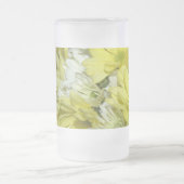 Daisy Bouquets Frosted Glass Mok (Center)