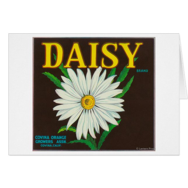 Daisy Brand Citrus Crate Label (Voorkant Horizontaal)