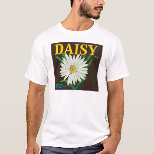 Daisy Brand Citrus Crate Label T-shirt (Voorkant)