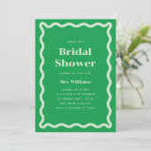 Daisy Bridal Shower Invitation Kaart (Staand voorkant)