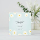 Daisy Bridal Shower Invitation Kaart (Staand voorkant)