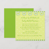 Daisy Bridal Shower Invitation Kaart (Voorkant / Achterkant)