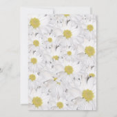 Daisy Bridal Shower Invitation - Red Hair Kaart (Achterkant)