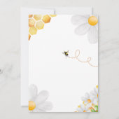 Daisy Bride naar Bee Vrijgezellenfeest Kaart (Achterkant)