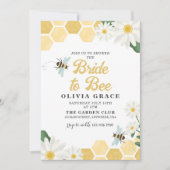 Daisy Bride to Bee bridal douitation Kaart (Voorkant)