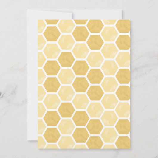 Daisy Bride to Bee bridal douitation Kaart (Achterkant)