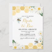 Daisy Bride to Bee bridal douitation Kaart (Voorkant)