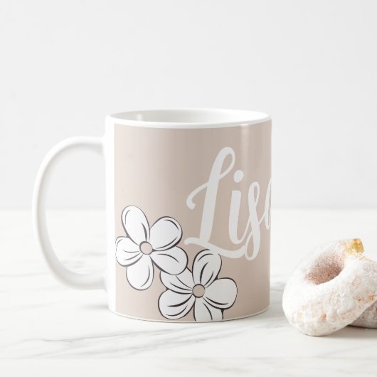 Daisy Bridesmaid Coffee Mug Koffiemok (Met donut)