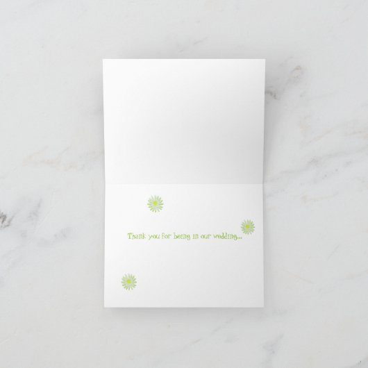 Daisy Bruiloft/ Bedankt (Binnen)