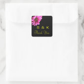 Daisy bruiloft dank u Monogram Stickers (Tas)