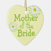 Daisy bruiloft moeder van de bruid keramisch ornament (Rechts)