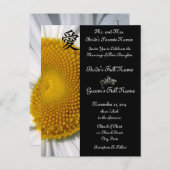 Daisy bruiloft uitnodigingen en gunsten (Voorkant / Achterkant)