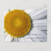 Daisy bruiloft uitnodigingen en gunsten (Achterkant)