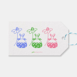 Daisy Bunny Gift Label Cadeaulabel
