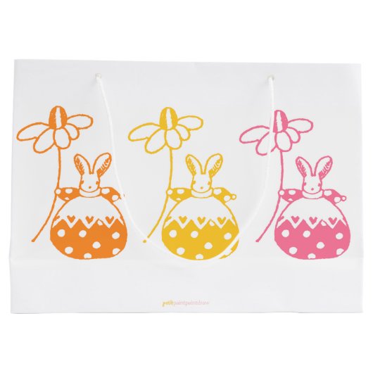 Daisy Bunny Groot Cadeauzakje (Achterkant)