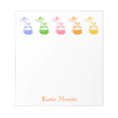 Daisy bunny note notitieblok (Voorkant)