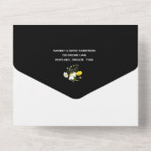 Daisy & Buttercup All in One Wedding Invitation All In One Uitnodiging (Achterkant)