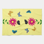 Daisy Butterflies Kitchen Towel Theedoek (Horizontaal)