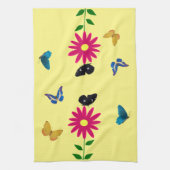 Daisy Butterflies Kitchen Towel Theedoek (Verticaal)