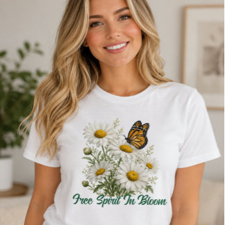 Daisy & Butterfly Bloei T-shirt