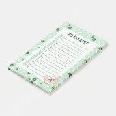 Daisy & Butterfly Checklist Takenlijst Notitieblok Post-it® Notes (Schuin)