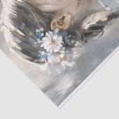 Daisy Butterfly Girl Decoupage Tissuepapier (Detail)