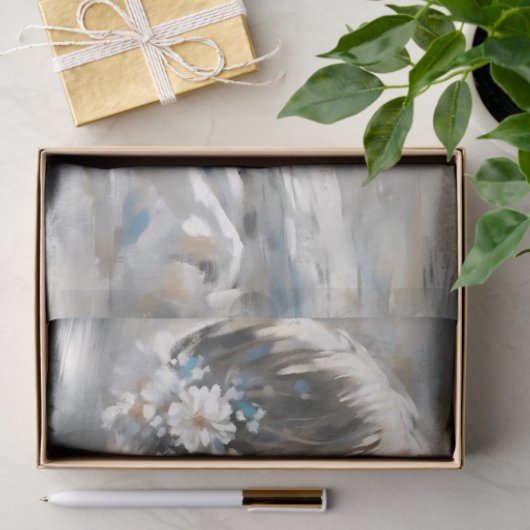 Daisy Butterfly Girl Decoupage Tissuepapier (Geschenk)