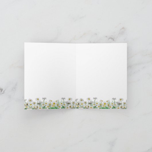 Daisy Butterfly Hebben een leuke dag Kaart (Binnen)