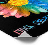 Daisy Butterfly Lynch-syndroom bewustzijn  Poster (Hoek)